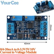 2pcs/1pc Current to Voltage Converter 0 to 20mA/40mA to 0-3.3V 0-5V 0-10V Signal Conversion Module 0
