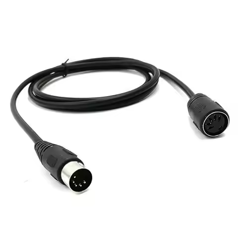 Din 5pin Cable MIDI Extension Cable MIDI 5-Pin DIN Male to Female Audio MIDIAT Adapter Cable for MID