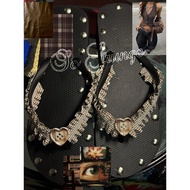 So Grunge Studded Sandals