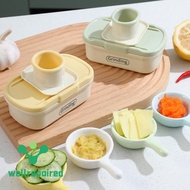 2 In 1 Function Ginger Garlic Slicer Shredder Kitchen Garlic Grater Grinding Presses Tools T2f1