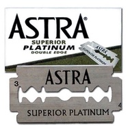 [First Men's] Astra Double-Sided Safety Blades 5 Pieces Set | Extreme Platinum Version Traditional O