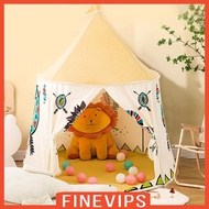 [Finevips] Kids Play Tent Portable Teepee Castle Tent for Daycare Playgrounds Barbecues