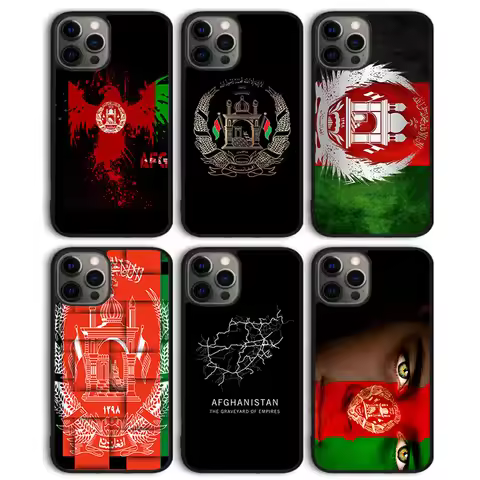 Afghan Afghanistan Flag Freedom Phone Case Cover for iPhone 17 Air 16 15 14 13 11 12 Pro Max Plus Sh