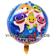 18inches Baby Shark Foil Balloon