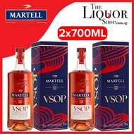 Bundle of 2 Bottles Martell VSOP Cognac 700ml