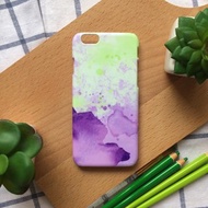 紫綠暖色系水彩噴墨//原創手機殼- iPhone,Samsung,Sony,oppo,LG