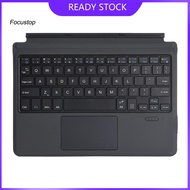 FOCUS Tablet Keyboard with Trackpad Protective Keyboard Cover for Monitor Wireless Bluetooth Keyboard Protective Case for Microsoft Surface Go 1/2/3/4 Colorful Backlight Slim