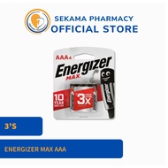ENERGIZER MAX AAA 3'S/PCK (3 TIMES LONGER LASTING)