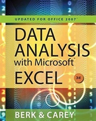 Data Analysis with Microsoft Excel (3E) | Kenneth N. Berk 외 | Brooks/Cole | 2010년