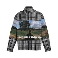 法國精品Louis Vuitton LV格紋草地 農舍印花長袖襯衫 代購服務