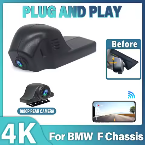 New 4K 2160P Car DVR Dash Cam Camera For BMW X3 F25 X5 F15 X1 F48 X4 X6 X7 M 1 3 5 7 Series F20 F30 