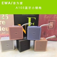 Mini Bluetooth Small Speaker A105 Creative Audio Subwoofer EWA Because Love Ready Stock Metal Portab