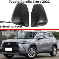 Toyota Corolla Cross 2022 side mirror cover Cross carbon fiber rear view mirror cap