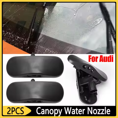 2pcs Car Washer Nozzle Water Spray Jet For Audi A3 8V 2010-2020 A4 B8 2008-2016 A5 S5 8T/8F 2007-201