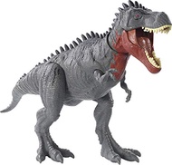 Mattel Jurassic World Massive Biters Tarbosaurus Larger-Species Dinosaur Action Figure, Tail-Activat