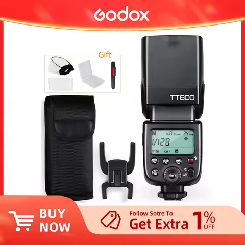 Godox TT600 TT600-S 2.4G Wireless GN60 Master/Slave Camera Flash Speedlite for Canon Nikon Sony Pent
