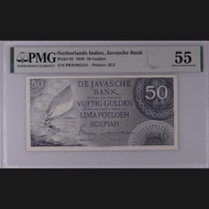 UANG KUNO FEDERAL 50 GULDEN PRW085231 PMG 55