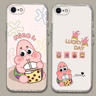 J-19 SpongeBob Soft Case for iPhone 6 SE 8 7 6S XR Plus 2020 2022