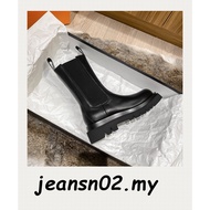 Women's Boots Thick-Soled Chelsea Short Boots Women's Mid-Tube Boots Martin Boots Women's British