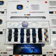 ชุด10in1 I20หูฟังรุ่น SUIT5th ULTRA MAX นาฬิกาอัจฉริยะพลังงานต่ำบลูทูธแนวสปอร์ตแบบลำลอง