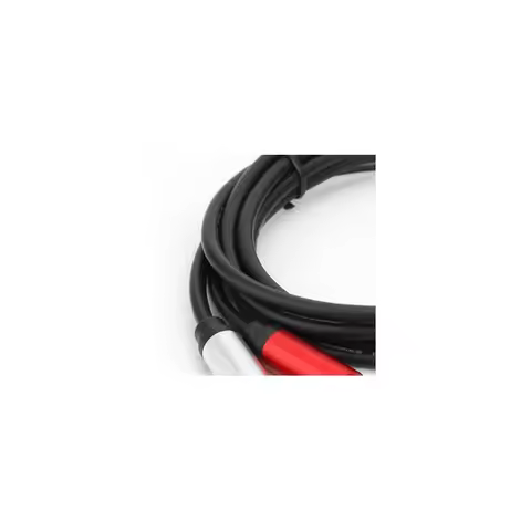 1.8m 3.5mm To Double 6.35mm TRS Cable Gold Plated 3.5mm TRS To 6.35mm TS Adapter Audio Stereo Cable 