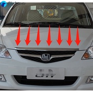 （FT）Auto Front Bumper Grille Chrome Bonnet Moulding For HONDA CITY 2006 2007 2008 GD6 GD8