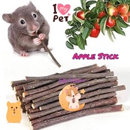 (The Ham's) Apple Stick Hamster Toy, Apple Orchard Stick Hamster 10pcs