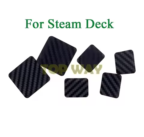 3sets Console Back Button Touchpad Sticker for Steam Deck Non-scratch Non-slip Sticker