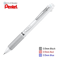 Pentel Energel 3 ปากกาหมึกเจล เพนเทล 3in1 หมึก 3 สีในด้ามเดียว - ด้ามสีขาว