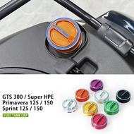 For Vespa GTS 300 GTS300 SUPER HPE Motorcycle New Vented Gas Cap Fuel Tank With Logo Sprint Primaver