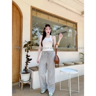 Havanas Embroidered Tank Top White With Red Letter Embroidery