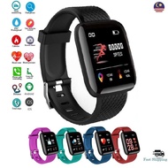 116 Plus Smart Watch Blood Pressure Heart Rate Monitor Waterproof Watch Smart Band Fitness