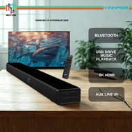 Vinnfier Hyperbar 3000 MAX 160W Home TV Soundbar Speaker Bluetooth USB Drive Aux-In Optical HDMI (AR