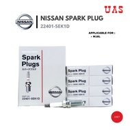 Nissan Spark Plug 22401-5EK1D (4pcs) Applicable for Nissan Almera N18