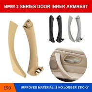 NEMOTO ภายในรถมือจับประตูแผงประตูด้านในดึงตัดปกราวที่เท้าแขนปกคลุมสำหรับ BMW 3 Series E90มือจับประตูอุปกรณ์เสริมในรถยนต์