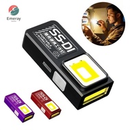 EMERAY Handheld Work Light, Bottom Magnetic with COB Emergency Light Mini COB LED Flashlight, Portab