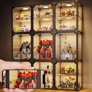 Display Cabinet, PVC Door Panel, Storage Box, Household Use, Toys, Ornaments, Shoe Box, Figurine Rac