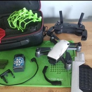drone dji spark bekas basik remot baterai