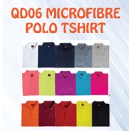 👕OREN SPORT Quick Dry Polo T-Shirt QD06 Unisex Sportswear Cool Fit Microfiber Polo