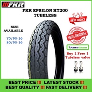 TAYAR FKR HT200 *TT100 PATTERN* 70/90-16, 80/90-16 TUBELESS TYRE