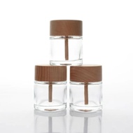 50ml Botol Kosong Empty Car Perfume Diffuser Cap Kayu Air Freshener Perfume Bottle Refillable Travel