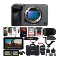 Sony Alpha FX3 Cinema Line Full-frame Camera (Body Only) Bundle with Portable Monitor/Recorder, 64GB