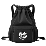 BAND LOGO SERIES DRAWSTRING BAG BAND NAME DRAWSTRING BAG/ BAND DRAWSTRING BAG/ SIMPLE PLAN DRAWSTRIN