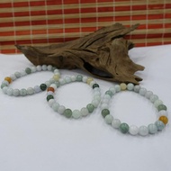 7346# Mix Jade ( Protect) Original Jade. Mix colour Jade. Bracelet