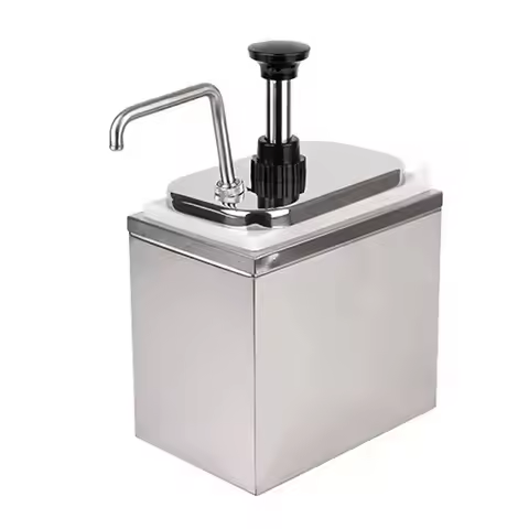 Commercial 2L 1~5 Heads Stainless Steel Condiment Pump Kit Sauce Pump Dispenser for Hotels and Resta