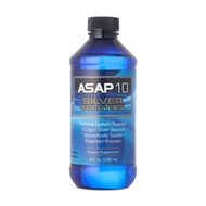 American Biotech Labs - ASAP 10 Silver Solution - Immune System Support, 10 Ppm Colloidal Silver Liq