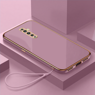 Softcase Plating OPPO RENO 2F / 2Z Casing Terbaru Premium Silicone Luxury Case