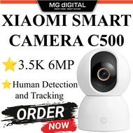 [READY STOCK] Xiaomi Smart Camera C500 l 6MP 3.5K Ultra HD | AI Human & Pet Detection 360° View