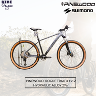 [Bike Zone] Pinewood Rogue Trail 3 1x12 Hydraulic Alloy 29er Mountain Bike Shimano MT200 Hydraulics