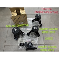 100% ORIGINAL JAPAN TOYOTA CAMRY ACV40 2.0 ENGINE MOUNTING SET 4PCS MADE IN JAPAN 2.0CC CAMRY ACV40 